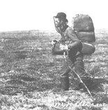 Archival photograph along the historic Iditarod Trail