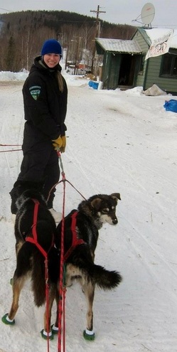 Volunteers working on the Iditarod National Historic Trail