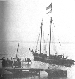Archival photograph along the historic Iditarod Trail