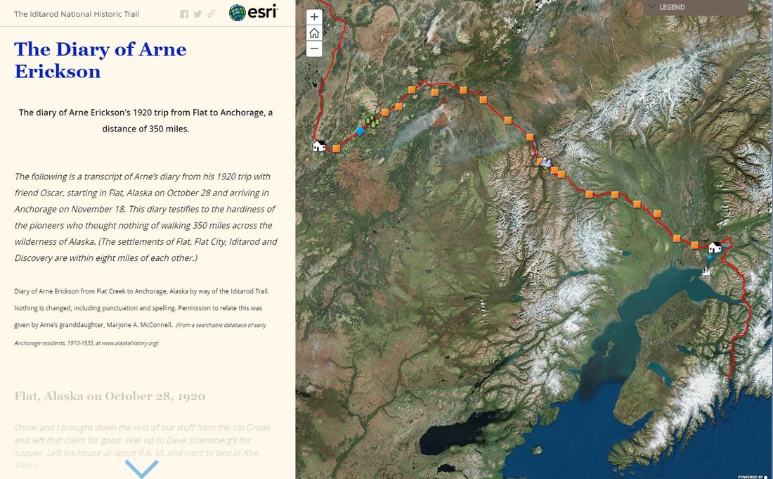 Preview of the Arne Erickson 1920 Flat to Anchorage Story Map
