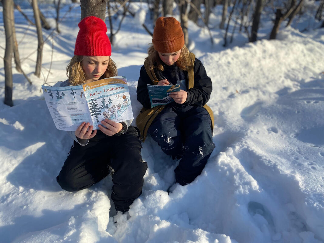 Junior Trailblazer program activity along the Iditarod National Historic Trail